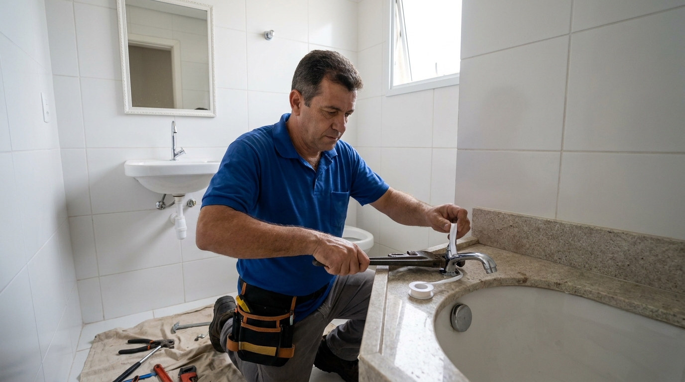 Instalação de torneira de cozinha em Recife‑PE