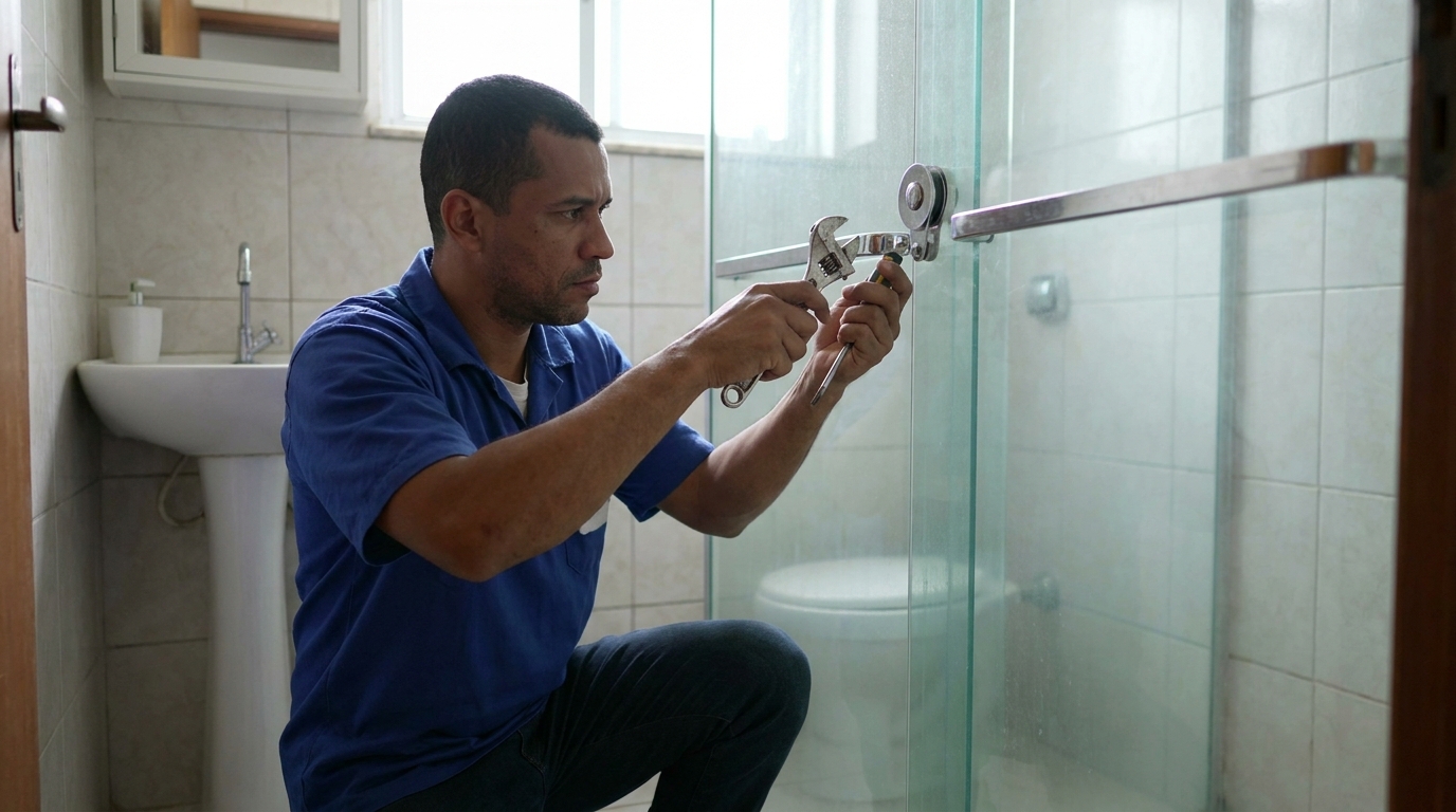 Manutenção e reparo de box de vidro perto de mim em Recife‑PE